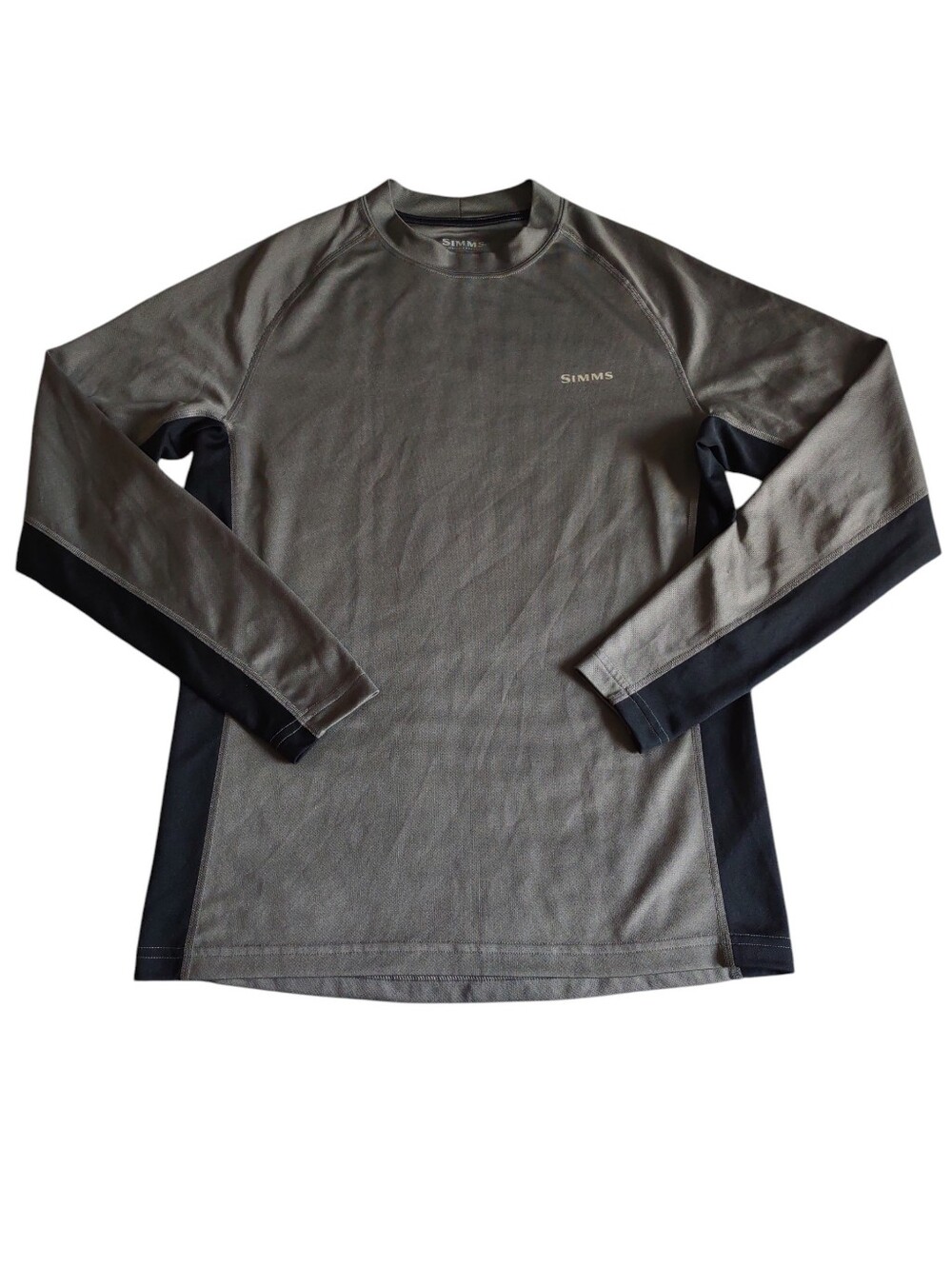 Simms Large Long Sleeve Grey Shirt